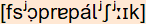 phonetische Transkription