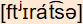 phonetische Transkription