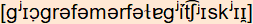 phonetische Transkription