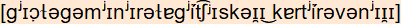phonetische Transkription