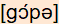 phonetische Transkription