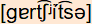 phonetische Transkription