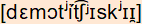 phonetische Transkription