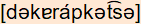 phonetische Transkription