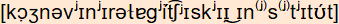 phonetische Transkription