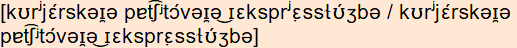 phonetische Transkription