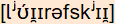 phonetische Transkription