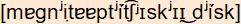 phonetische Transkription