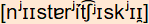 phonetische Transkription