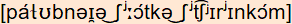 phonetische Transkription