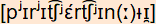 phonetische Transkription