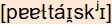 phonetische Transkription
