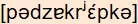phonetische Transkription