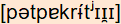 phonetische Transkription