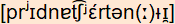 phonetische Transkription