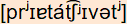 phonetische Transkription