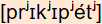 phonetische Transkription