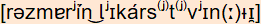 phonetische Transkription