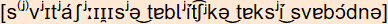 phonetische Transkription