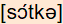 phonetische Transkription