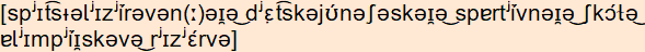 phonetische Transkription