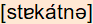 phonetische Transkription