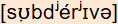 phonetische Transkription