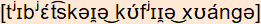 phonetische Transkription