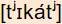 phonetische Transkription