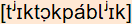 phonetische Transkription