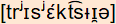 phonetische Transkription
