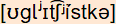 phonetische Transkription