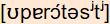 phonetische Transkription