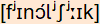 phonetische Transkription