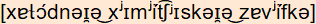 phonetische Transkription