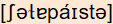 phonetische Transkription